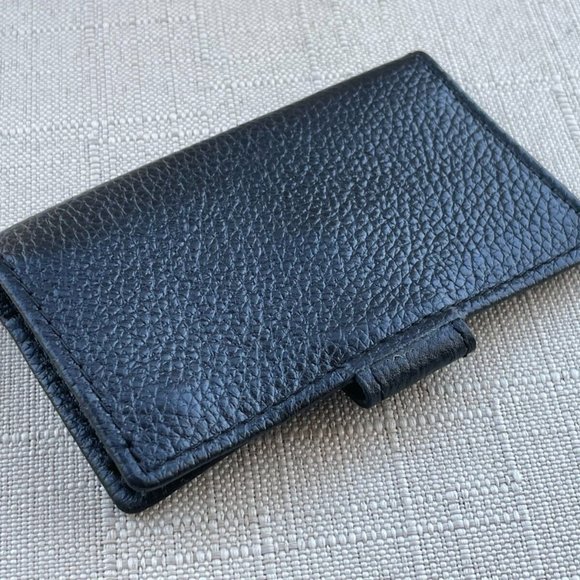 key chains Pouch Black Genuine Leather Keys Holder Handmade Wallet - Picture 2 of 8